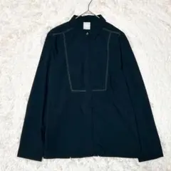 【美品】HARE ハレ レーヨン混 レース編み 長袖 ブラウス 選択可 黒 Fのサムネイル
