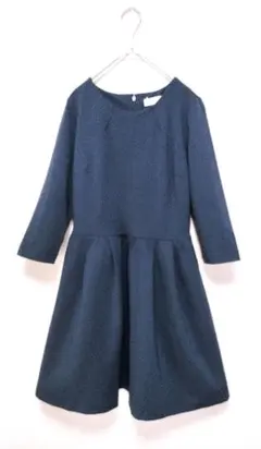 新品　PEACH JOHN BASIC　ジャージリトルドレス　ネイビー　M