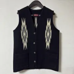 【美品】CENTINELA センチネラ チマヨ ベスト ブラック　アメリカ製