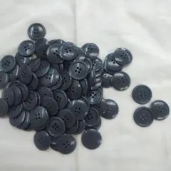グレー 4穴ボタン 20mm　99個