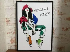 アートポスター　FEELING FREE