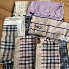 BURBERRY ships polo DAKS ハンカチ6枚セット