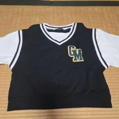 CHIP CLIP クロップドTシャツ GMロゴ