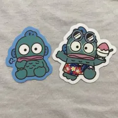 スシロー×はぴだんぶいコラボ　 ハンギョドン　ピック　2枚セット