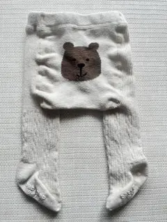 babyGap ベビータイツ 0-12ヶ月 クマ刺繍