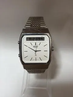 SEIKO セイコーエンブレム メンズ クォーツ スクエア 上品 ドレス 希少