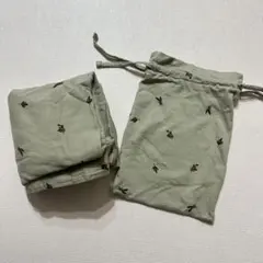 puppapupo 授乳ケープ　オリーブ　ピスタチオ