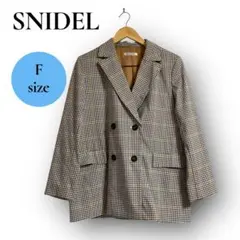 a*i様 SNIDEL スナイデル チェックダブルジャケット F チェック柄のサムネイル