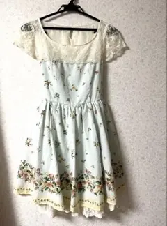 axes femme 花柄レースワンピース Mサイズ