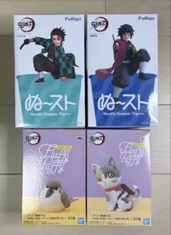 鬼滅の刃 ぬ〜スト 炭治郎 義勇 Fluffy Puffy チュン太郎 茶々丸