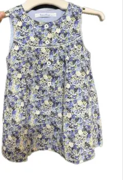 花柄　ジャンパースカート　ワンピース　ファミリア