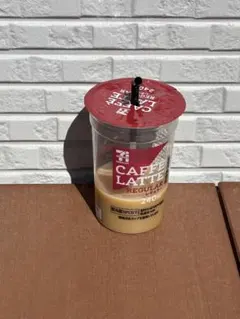 食品サンプル　セブン　飲みかけカフェラテ　ホワイトモカ2点セット