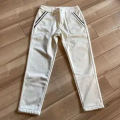 Jack Bunny!! ホワイトパンツ サイドライン付き レディース 暖パン