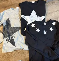 スター 星 プリントTシャツ ３枚セット