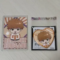 ブルーロック エゴイスティックモール ノベルティカード ハート缶バッジ 國神錬介
