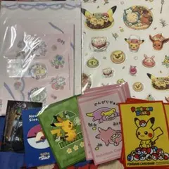 ポケセン　レターセット　イースター　ポケモンカフェ　ステッカー　おまけつき　限定