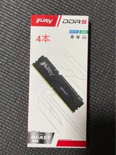 新品KINGSTON FURY DDR5 16GB 6000MHz X 4本