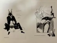 とつくにの少女　特典ペーパー　2種　ながべ