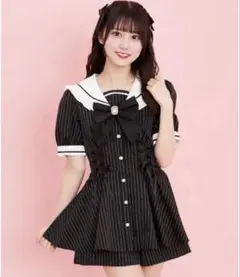 シークレットハニー ウエストレースアップセーラーセットアップ