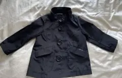 COMME CA ISM ブラックコート 100cm