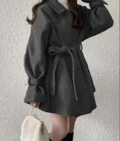 kz159 グレー　GRL 2wayコート　グレイル　完売品