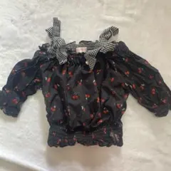 ✨現品限り✨ mezzo piano トップス オフショルダー 110cm