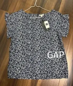 GAP 新品タグ付き フリル袖ブラウス ネイビーのサムネイル