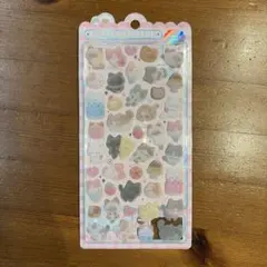 Fuwafuwa Drop シール　ねこ　フロッキーシール　クーリア