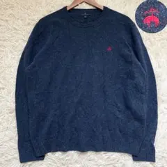 大きいサイズ XL ブルックスブラザーズ ニット セーター カラーネップ 紺色