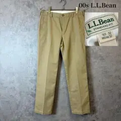 00s L.L.Bean コットン ワイド チノパンツ DM1595のサムネイル