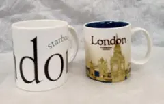 スターバックス☆ ロンドン限定 マグカップ２個セット