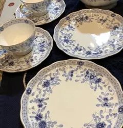 美品 ナルミ ボーンチャイナ カップ ソーサ 皿 ミラノ セット ティー コーヒ