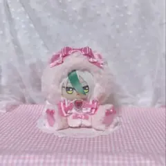 ハンドメイド 着ぐるみ おすわりぬい服 推し活 桃色 d571