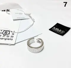 新品 9 マルジェラ MM6 25aw ブランドカフロゴリング 指輪 18959