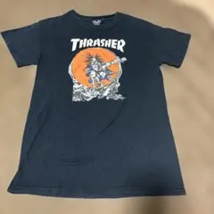Ｓ　THRASHER PUSHEAD Tシャツ オールドスケート パスヘッド