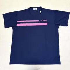 YONEX ヨネックス Tシャツ ネイビー ピンク - メルカリ