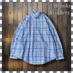 美品 ブルックスブラザーズ ノンアイロン チェック シャツ XL