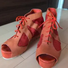 PUMA by hussein chalayan 高筒涼鞋 橘色