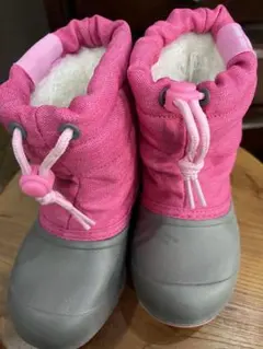 美品　子供用スノーブーツ　 17.0cm ピンク