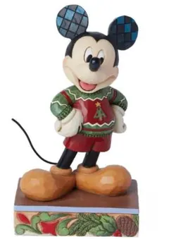 ミッキーマウス クリスマスセーター スタチュー