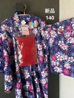 新品　浴衣140 西松屋のサムネイル