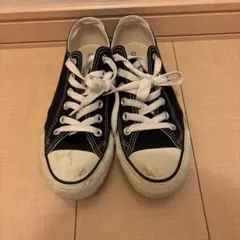 CONVERSE キャンバス ローカット スニーカー ブラックのサムネイル