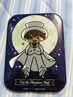 SEGAラッキーくじ　名探偵コナン　K賞ビッグスクエア缶バッジ　怪盗キッド