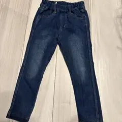 ダークブルー スリムフィット 長ズボン 100cm