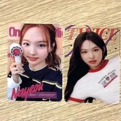 TWICE Qoo10アルバム特典クリアトレカ　2枚セット　ナヨン