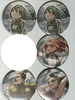 僕のヒーローアカデミア 原画展　缶バッジ　5点セット