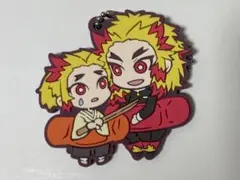 鬼滅の刃 煉獄杏寿郎 煉獄千寿郎 ラバーストラップ