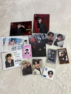 StrayKidsチャンビン　トレカ　ラントレ　ラベル缶　IDフォト