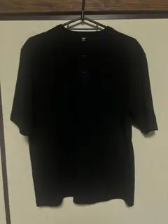 UNIQLO ドライワッフルヘンリーネックTシャツ　Mサイズ