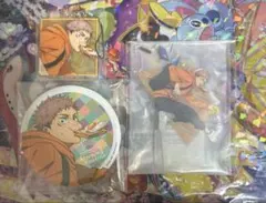 呪術廻戦　セガラッキーくじ　虎杖悠仁　アクリルスタンド　缶バッジ